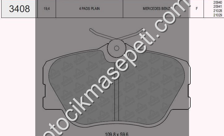 AYSAN MERCEDES W 124 KASA 200-230-250-300-201KASA 190 2. yüksek k