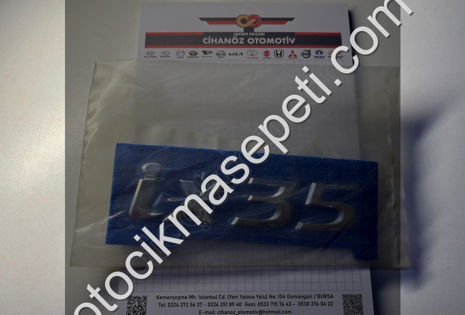 HYUNDAİ İX35 BAGAJ ARMA YAZI 10-15