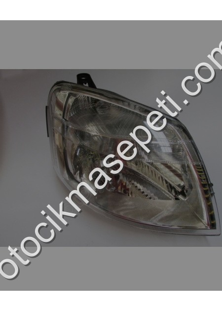 Citroen Berlingo Far Lambası Sağ Manuel 6 Fişli Ayfar Uyumlu 2004