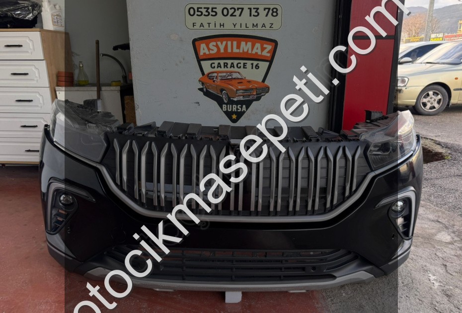 TOGG T10X ÖN TAMPON DOLU SET ORJİNAL OLTU SİYAH