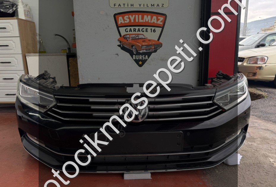 PASSAT B8 ÖN TAMPON FARLI SET ORJİNAL SİYAH