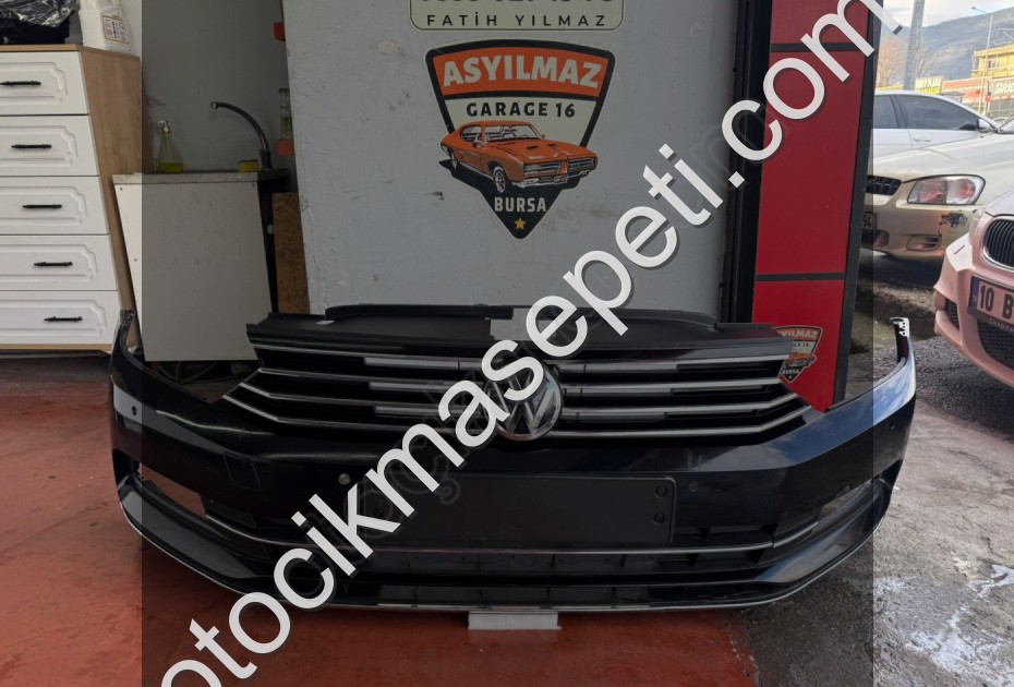 PASSAT B8 ÖN TAMPON ORJİNAL DOLU SET SİYAH