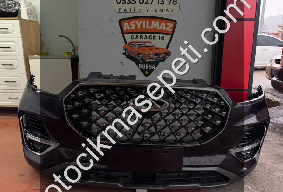 CHERY TİGGO 8 PRO ÖN TAMPON DOLU SET ORJİNAL PATLICAN MORU RENGİ