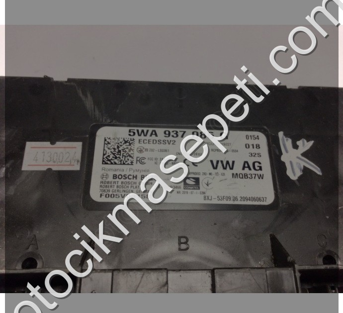 Volkswagen Golf Seat Leon BCM Beyni 5WA937086G F005V03158