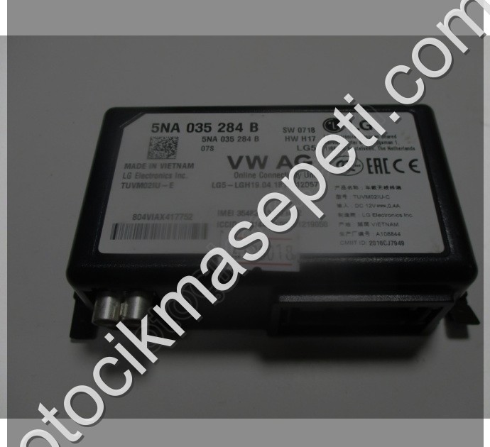 Volkswagen Seat Skoda Çevrimiçi Servis Hizmeti Beyni 5NA035284B