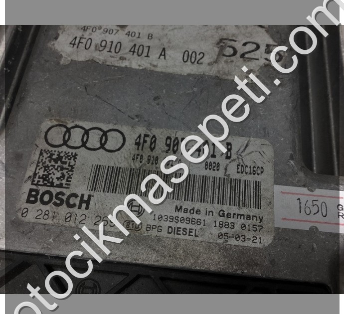 Audi A6 3.0 TDI Motor Beyni 0281012269 4F0907401B EDC16CP
