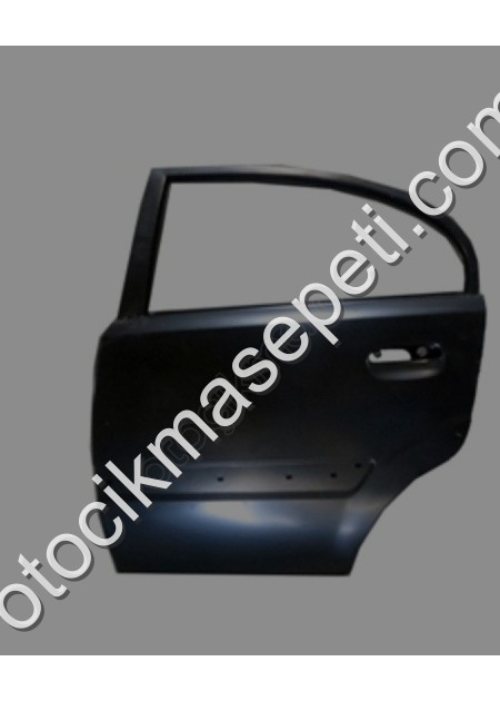 Kia Rio Iii Arka Kapı Komple Sol Siyah Band Delikli Çelik Barlı S