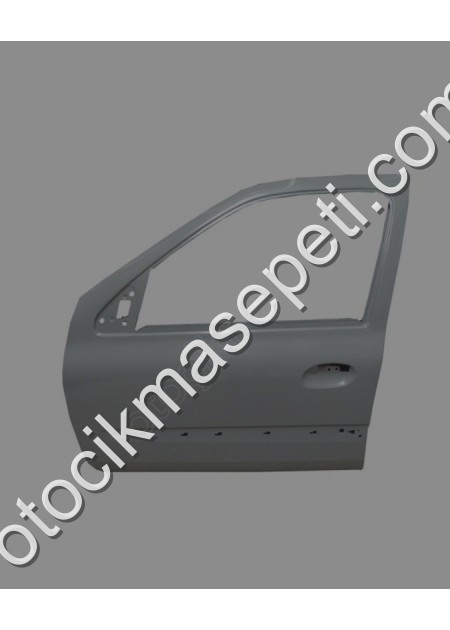 Renault Clio 2 Sd Ön Kapi Komple Sol Band Delikli/Gri Boyali İ