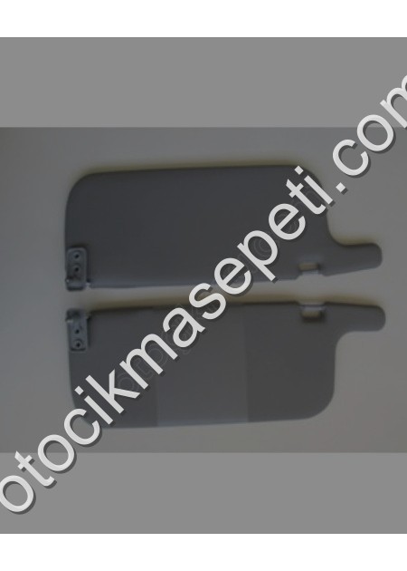 Mitsubishi L200 Pick Up Güneşlik Gri Sağ/Sol Set 2 Parça 19902