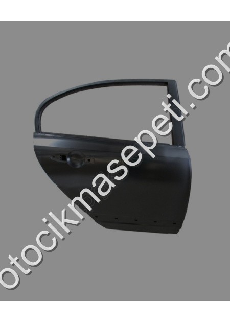 Honda Civic Sd Arka Kapi Komple Sağ Siyah/Band Delikli İceli/