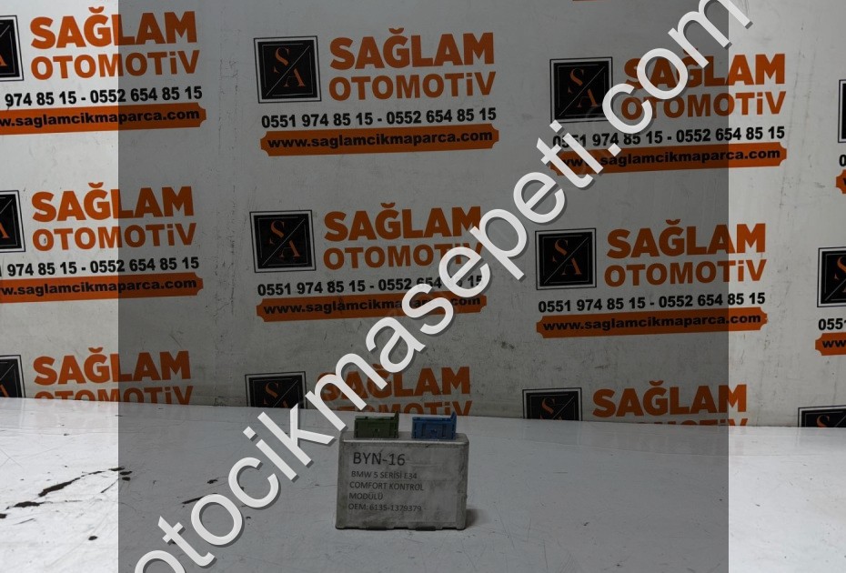 ÇIKMA BMW E34 COMFORT KONTROL MODULÜ OEM 6135-1379379